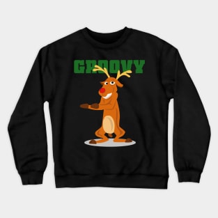 funny design elk Crewneck Sweatshirt